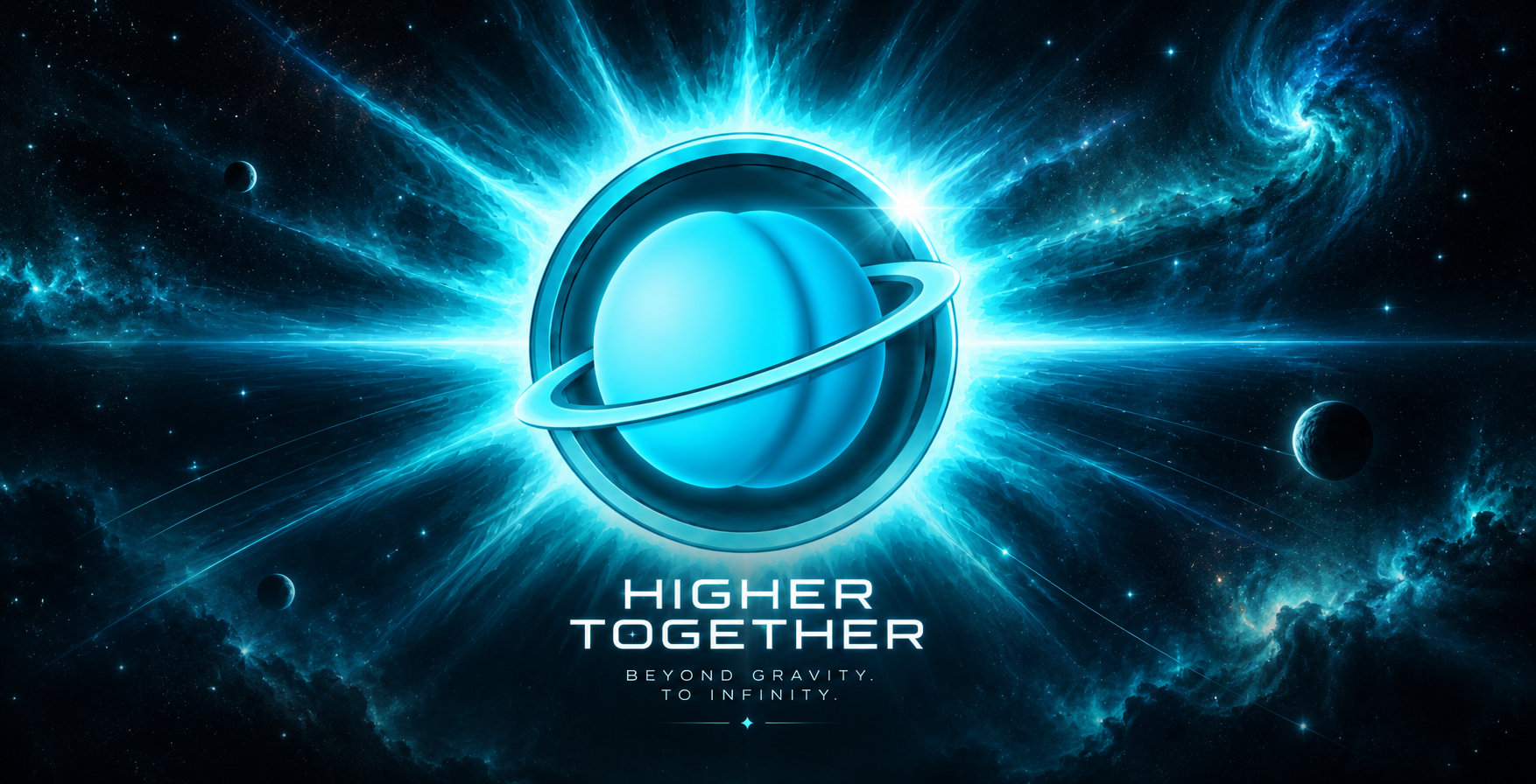 UrAnus emblem glowing in deep space